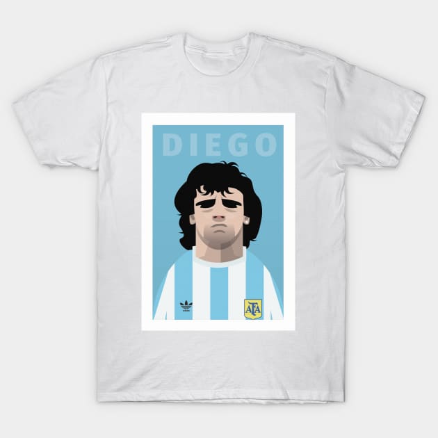 Diego Maradona T-Shirt by Alpower81